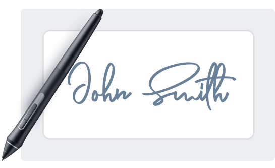 You can sign documents online with digital signatures